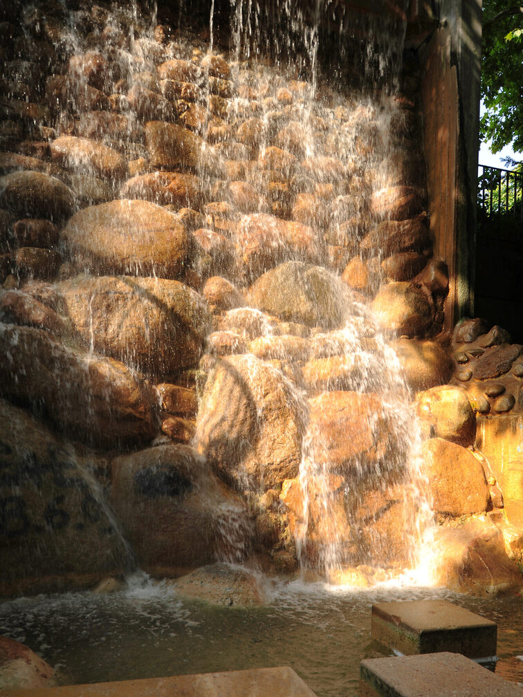 Waterfall on the Green Bridge