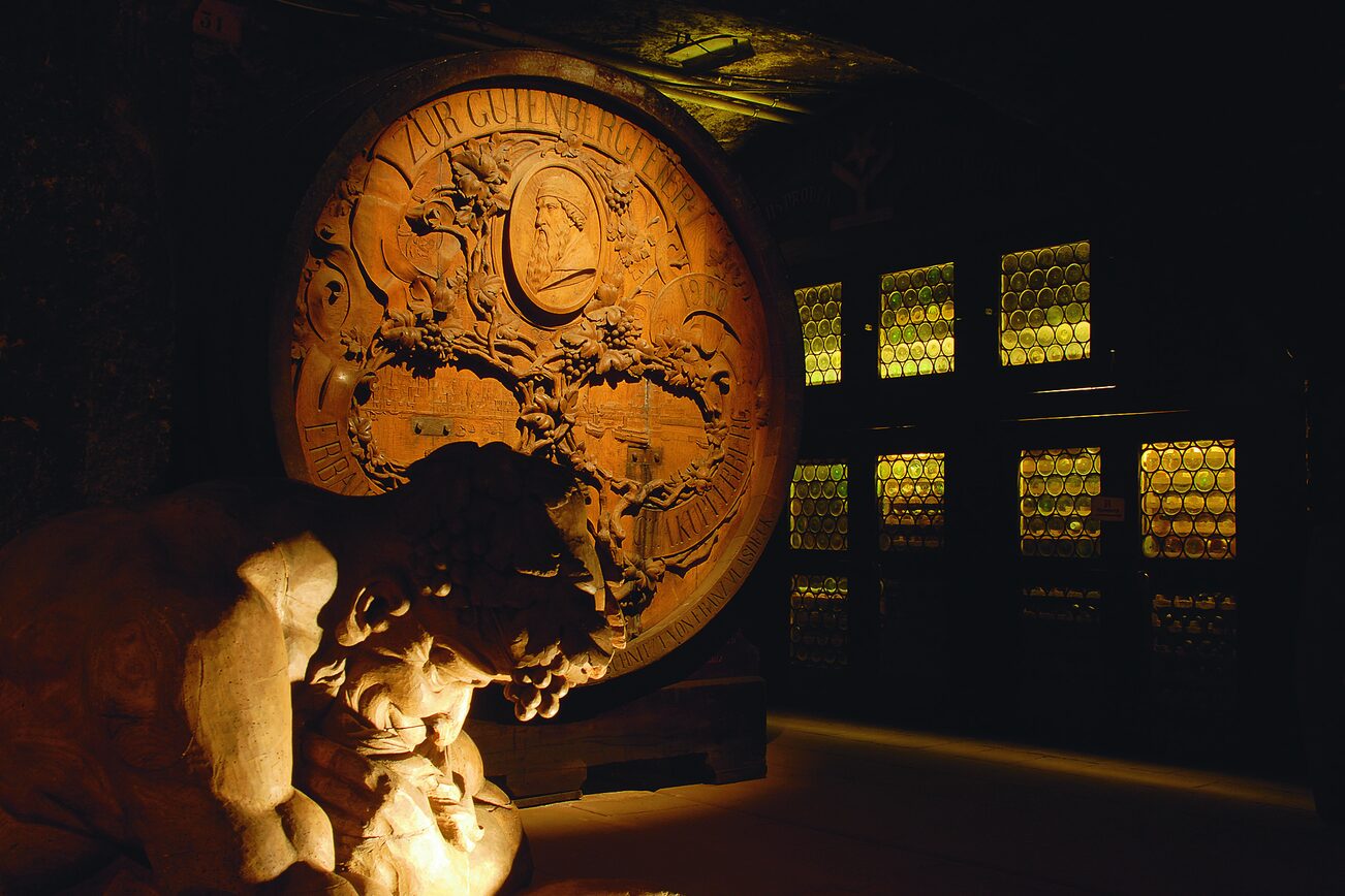 Gutenbergfass in der Sektkellerei