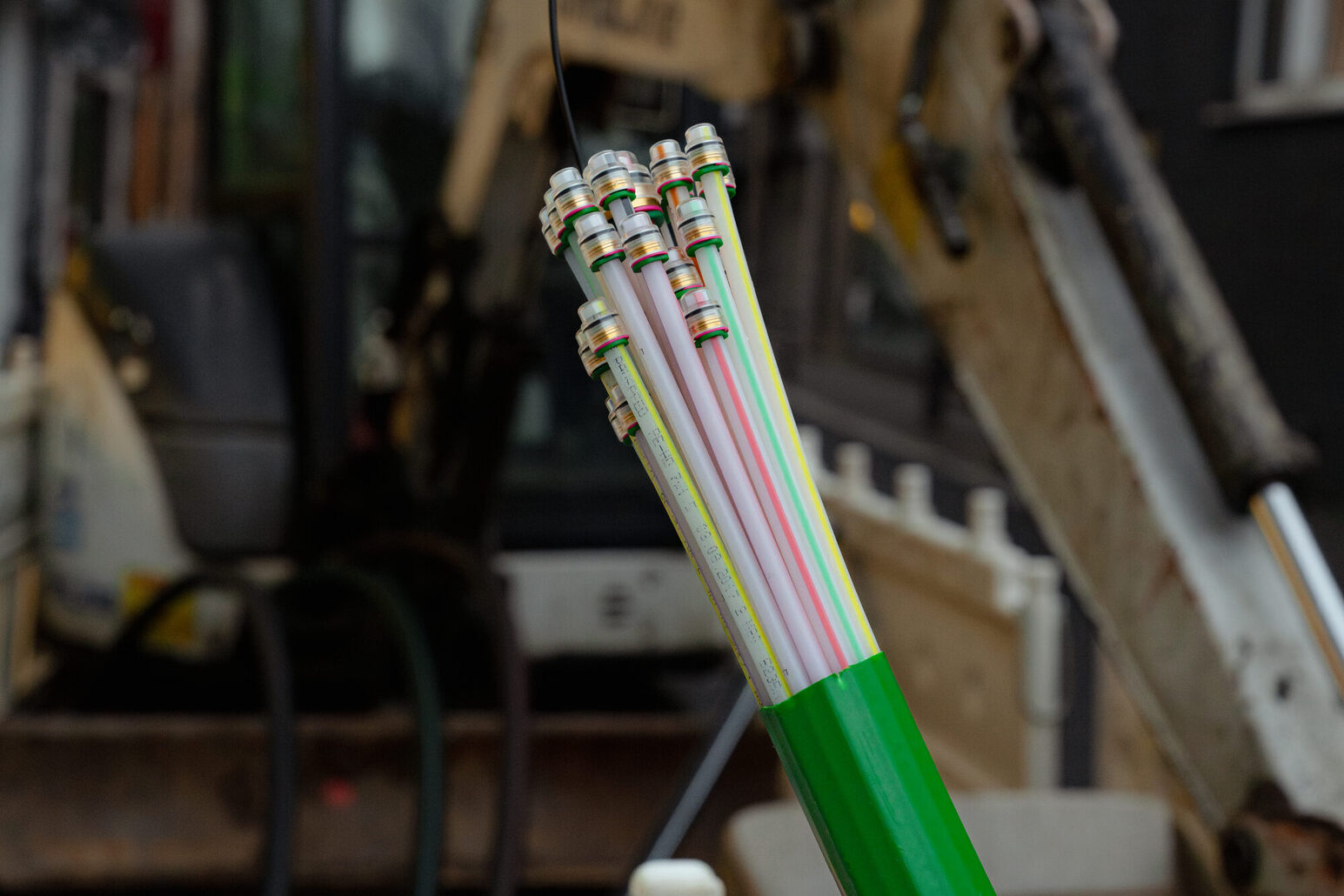 Bild eines Glasfaserrohres