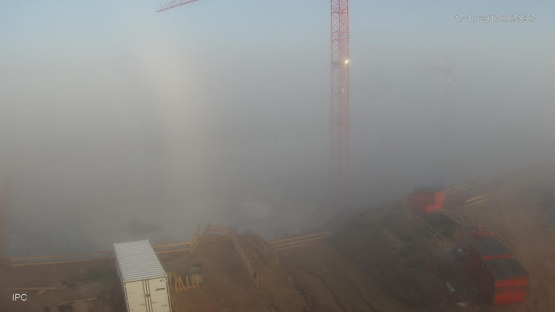 Ebersheim yağmur suyu tutma havuzunun yeni inşaatı Ekim 2017