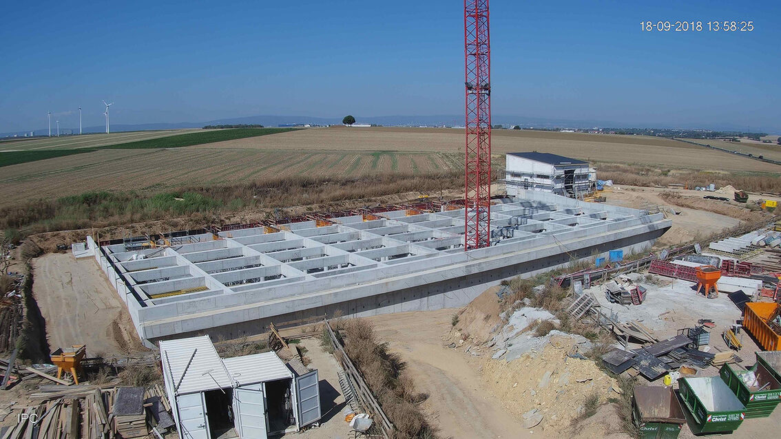 Yağmur suyu tutma havzası inşaat sahası 2018