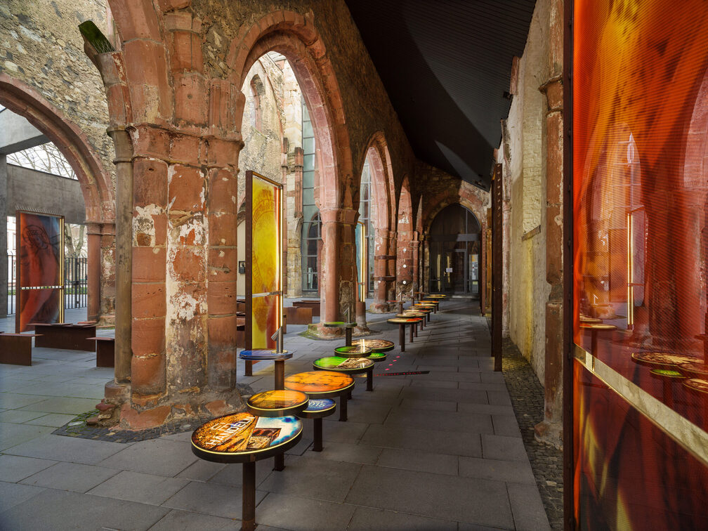 St. Christoph memorial, information boards