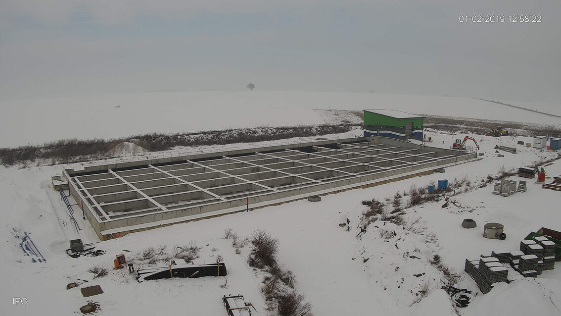 Yağmur suyu tutma havzası şantiyesi 2019