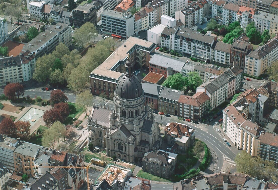 Christuskirche from the air