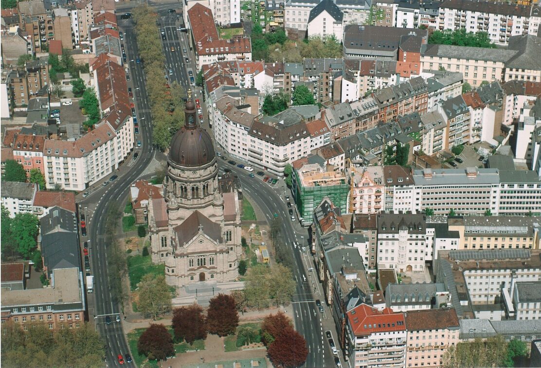 Christuskirche from above