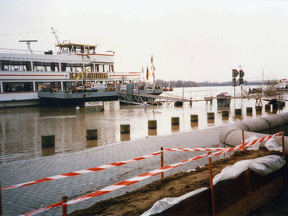 Bevor es noch schlimmer wird: Hochwasserschutz 1988.