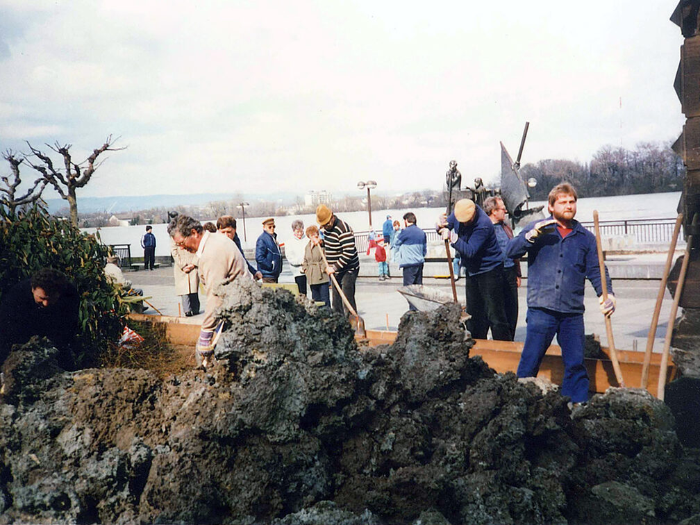 Bevor es noch schlimmer wird: Hochwasserschutz 1988.