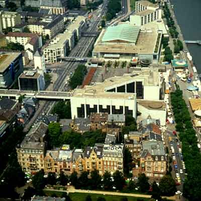 The town hall from the air