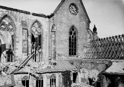 The destroyed cloister of St. Stephen's