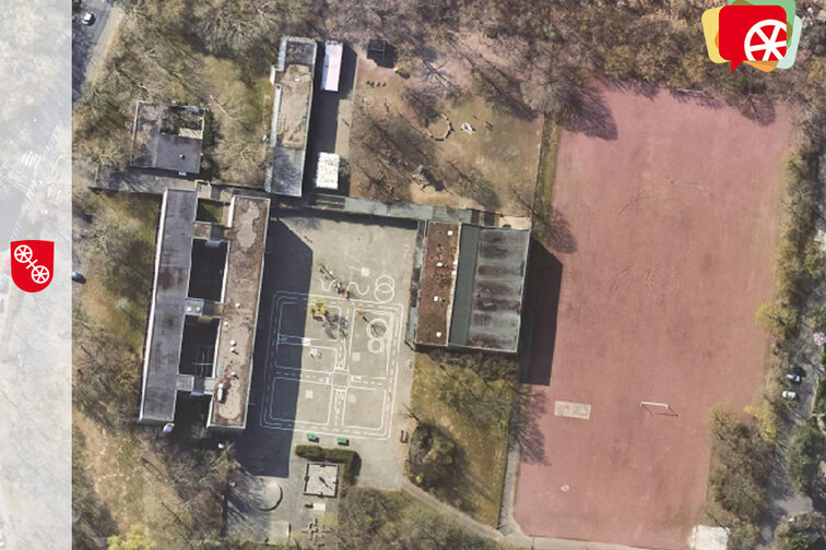 Luftaufnahme der Lemmchenschule