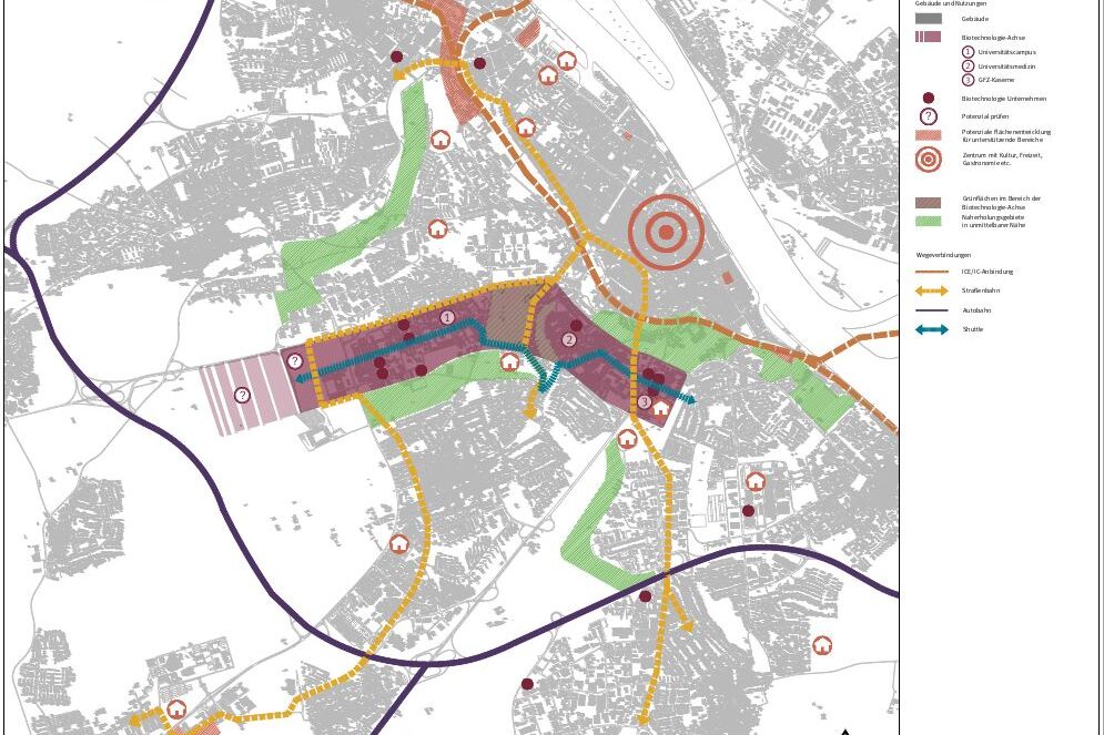 Strategieplan Städtebauliche Strategie für den Biotechnologie-Standort MZ