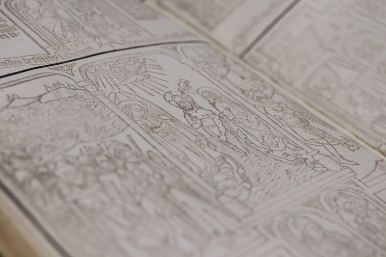 Seiten des Blockbuches