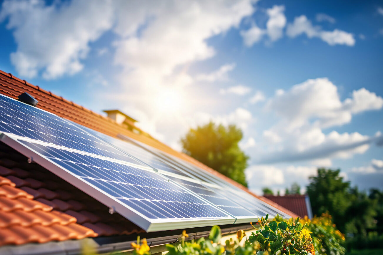 Solaranlage auf Dach