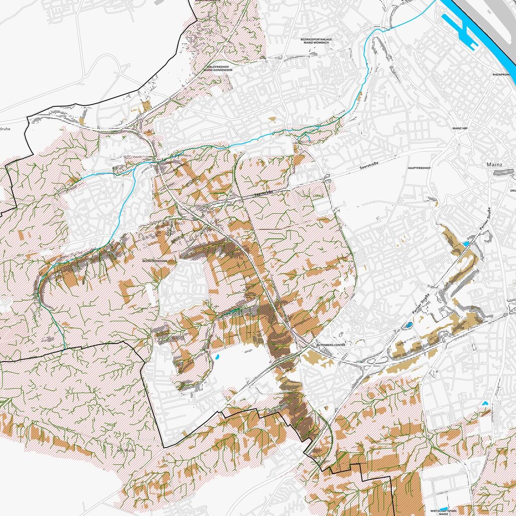 Themenkarte Retention Erosion