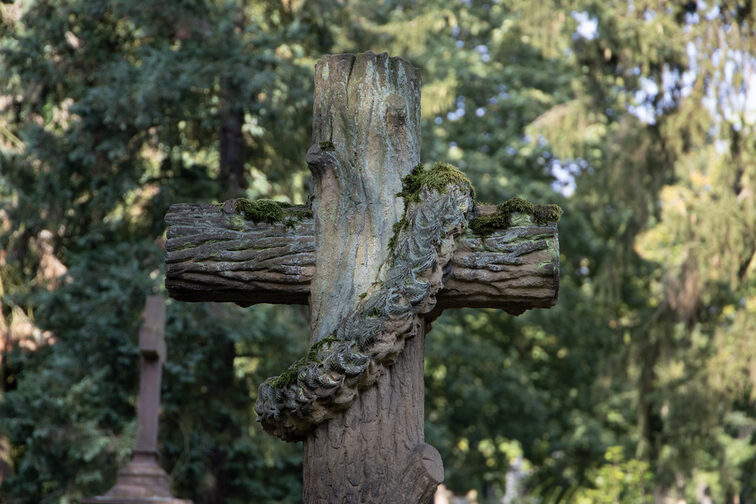 Detailaufnahme Grab Alfeld