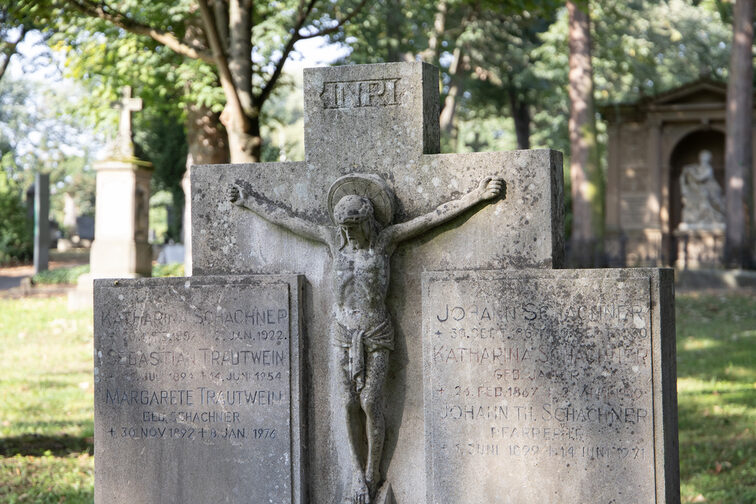 Detailaufnahme Grabstätte Trautwein