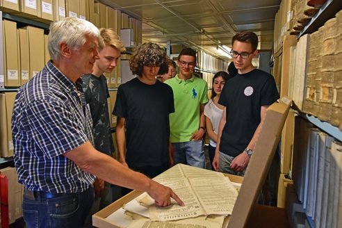 Visita guidata all'archivio