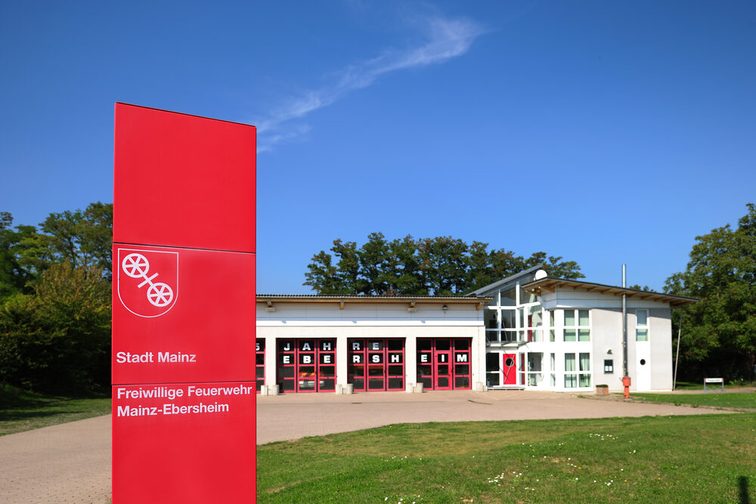 Gebäude der Freiwilligen Feuerwehr in Mainz-Ebersheim