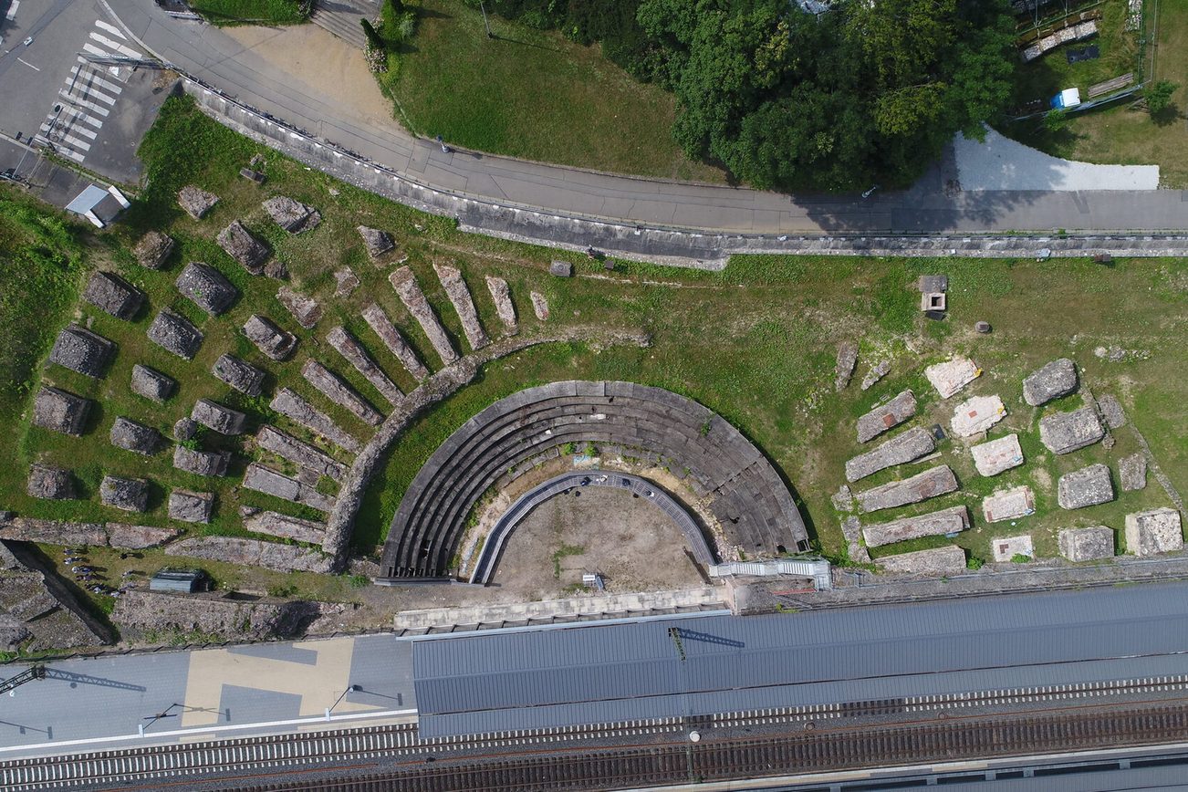 Römisches Theater Luftbild
